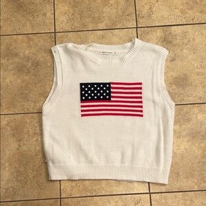 Moon & Madison White Knit Top